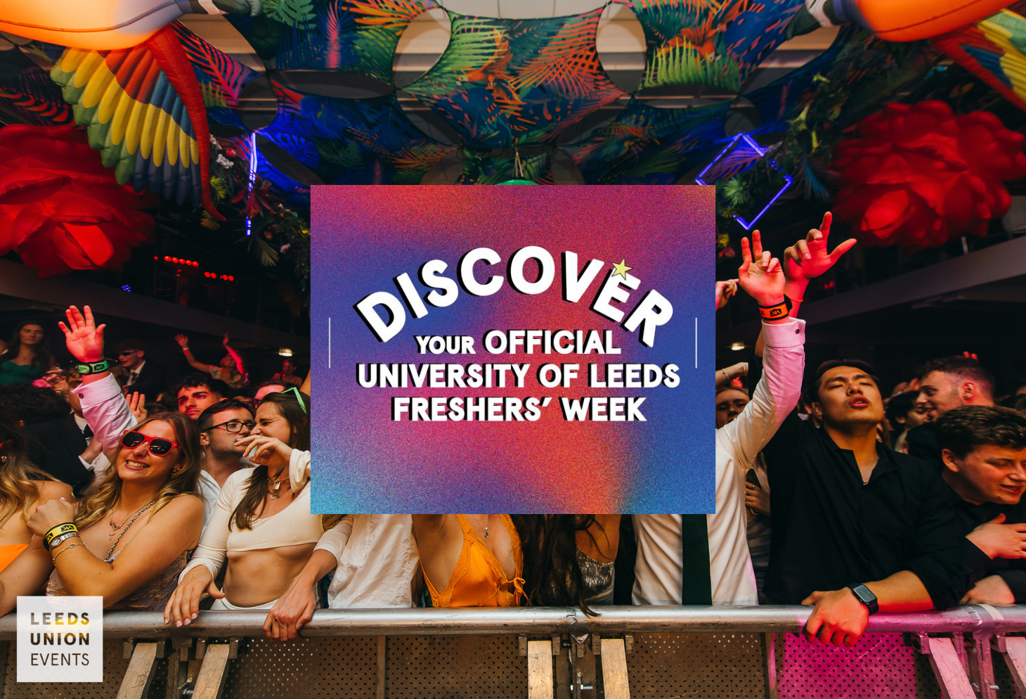 University of Leeds announce freshers week programme