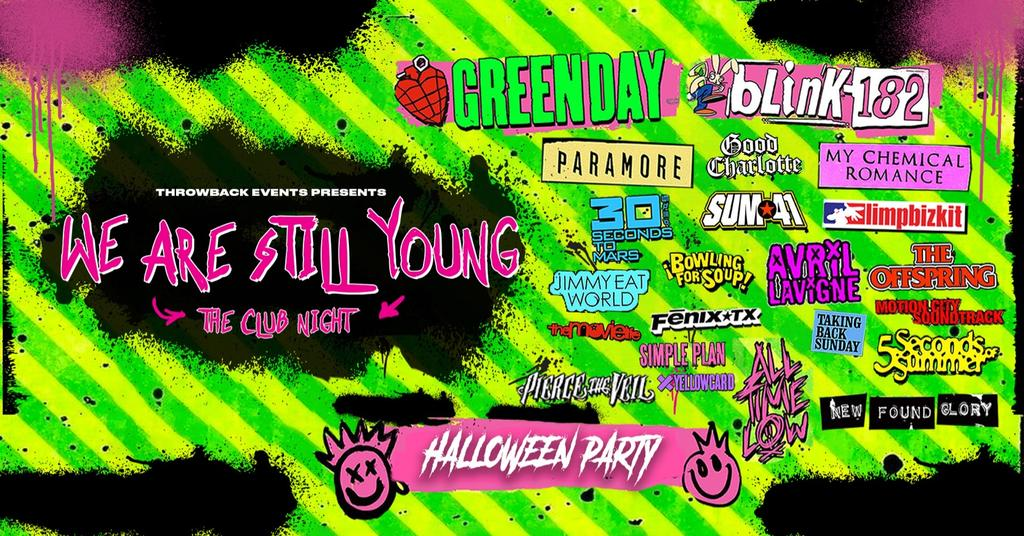 Throwback Events presents We Are Still Young: The Club Night - Halloween Party, The Deaf Institute, Manchester, Saturday 28th October 