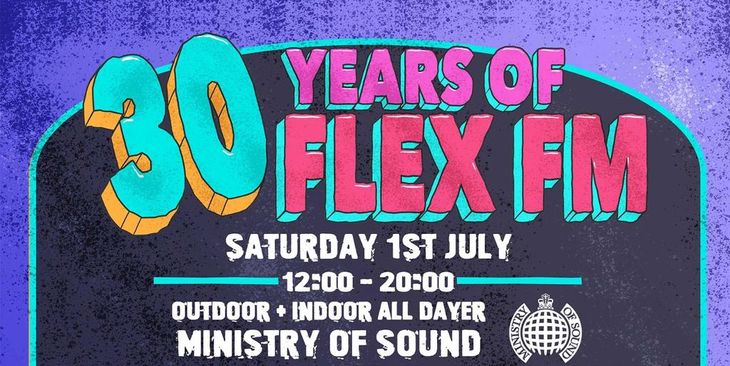 Flex FM celebrate 30 years with all-day Ministry of Sound party