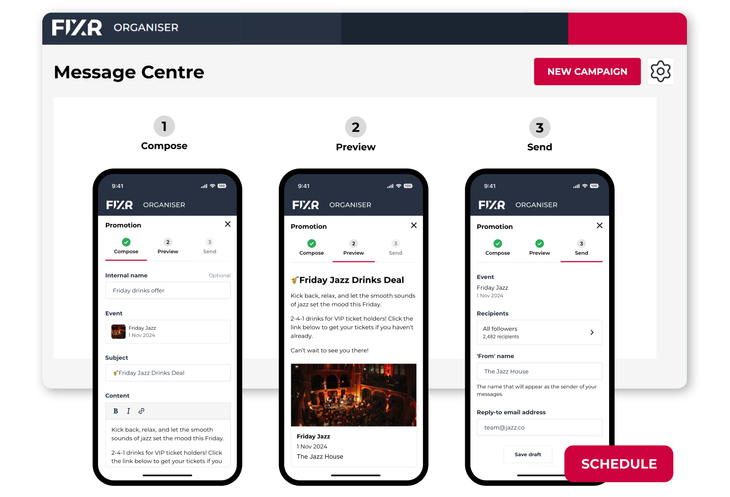 Message Centre: smarter, simpler event communication