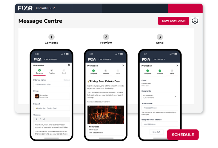 Message Centre: smarter, simpler event communication