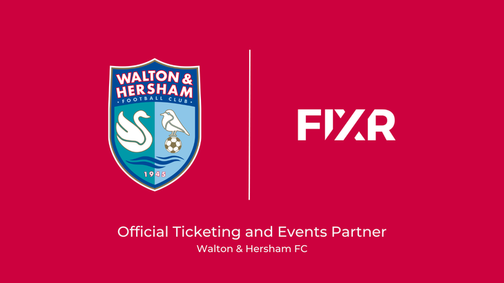 FIXR is the official ticketing partner of Walton & Hersham FC